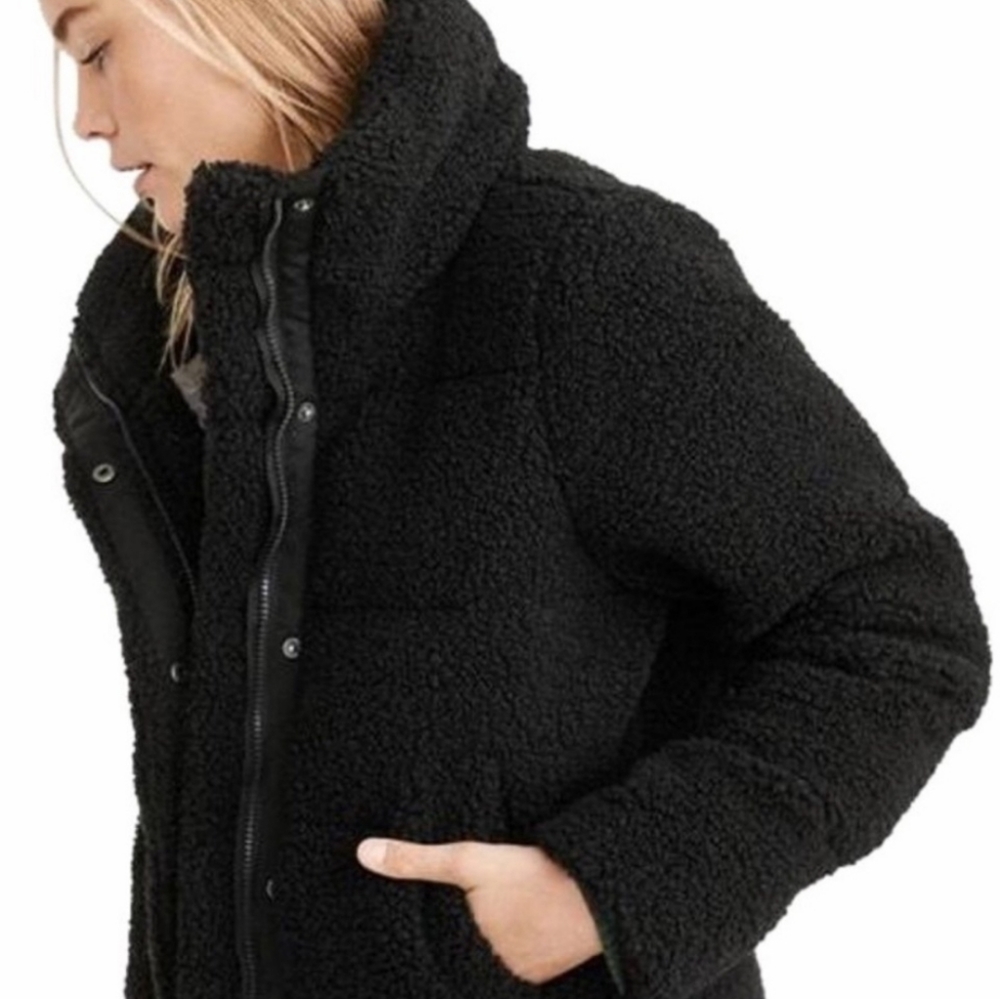 Abercrombie & Fitch Black Teddy Jacket